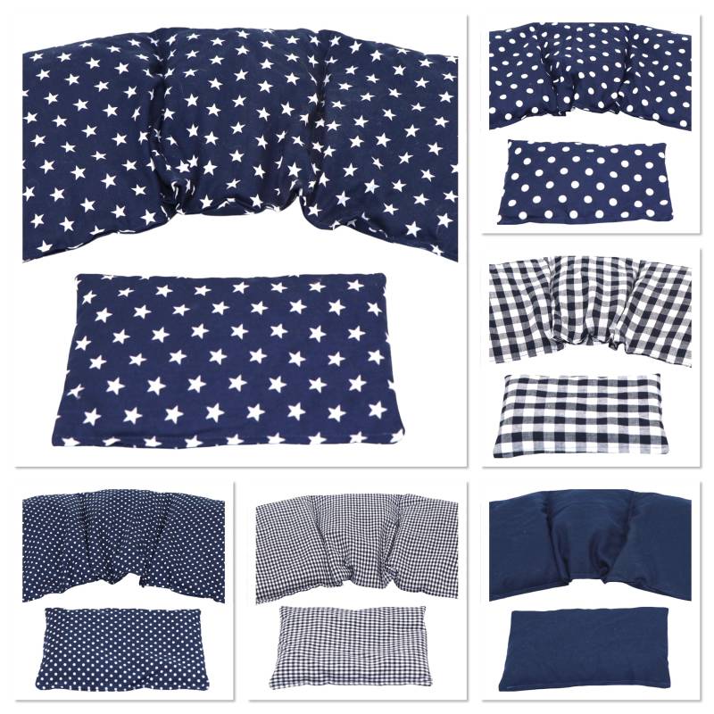 6 Designs 3 Kammer 2 Er Set 36 X 17 cm " Blau Sterne Kirschkernkissen Körnerkissen Wärmekissen Xxl Weizen Dinkel Raps Dinkelkissen von Etsy - koernerkissen