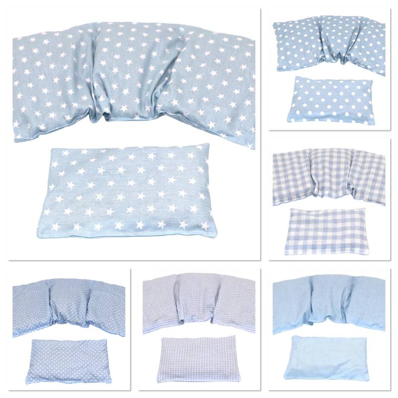 6 Designs 3 Kammer 2 Er Set 36 X 17 cm " Hell Blau Sterne Kirschkernkissen Körnerkissen Wärmekissen Xxl Weizen Dinkel Raps Trauben von Etsy - koernerkissen