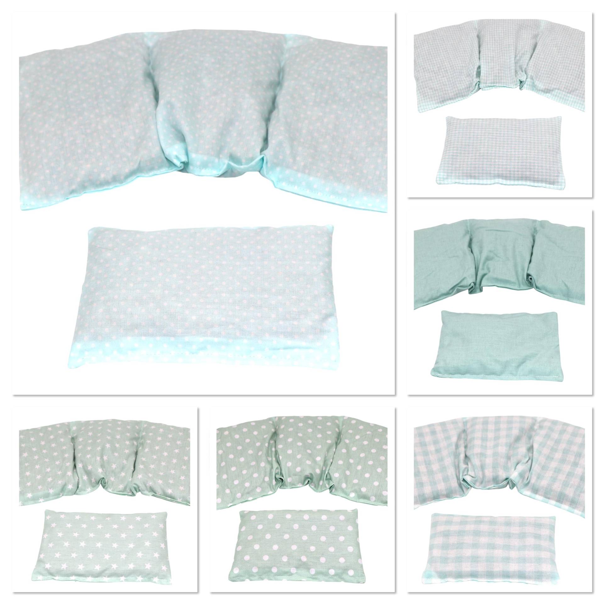 6 Designs 3 Kammer 2 Er Set 36 X 17 cm " Mint Kl. Punkte Kirschkernkissen Körnerkissen Wärmekissen Xxl Weizen Dinkel Raps Dinkelkissen von Etsy - koernerkissen