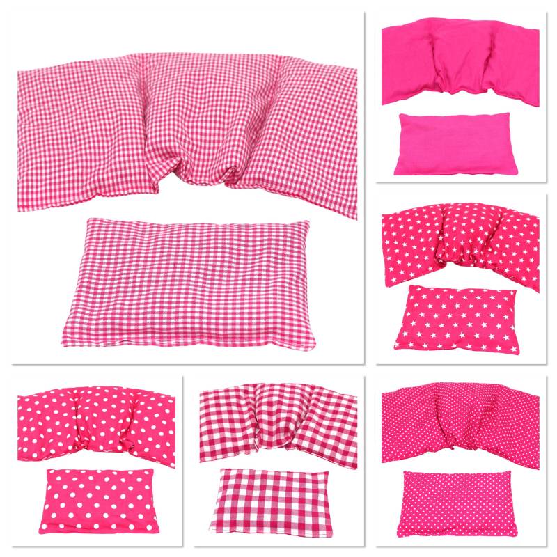 6 Designs 3 Kammer 2 Er Set 36 X 17 cm " Pink Kl. Karo Kirschkernkissen Körnerkissen Wärmekissen Xxl Weizen Dinkel Raps Trauben Kälte von Etsy - koernerkissen