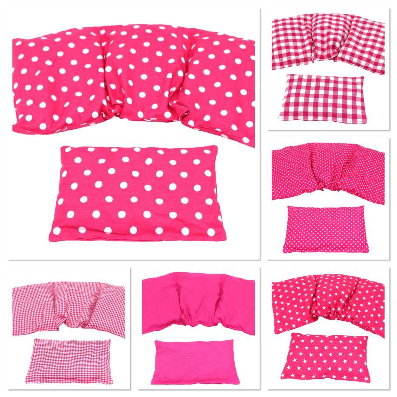 6 Designs 3 Kammer 2 Er Set 36 X 17 cm " Pink Punkte Kirschkernkissen Körnerkissen Wärmekissen Xxl Weizen Dinkel Raps Trauben Kälte von Etsy - koernerkissen