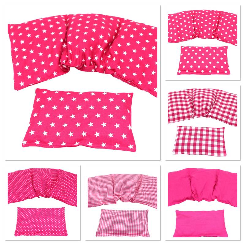 6 Designs 3 Kammer 2 Er Set 36 X 17 cm " Pink Sterne Kirschkernkissen Körnerkissen Wärmekissen Xxl Weizen Dinkel Raps Trauben Kälte von Etsy - koernerkissen