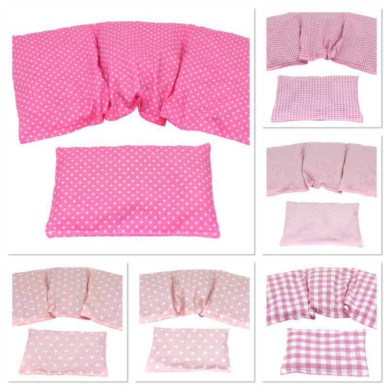 6 Designs 3 Kammer 2 Er Set 36 X 17 cm " Rosa Kl. Punkte Kirschkernkissen Körnerkissen Wärmekissen Xxl Weizen Dinkel Raps Trauben Kälte von Etsy - koernerkissen
