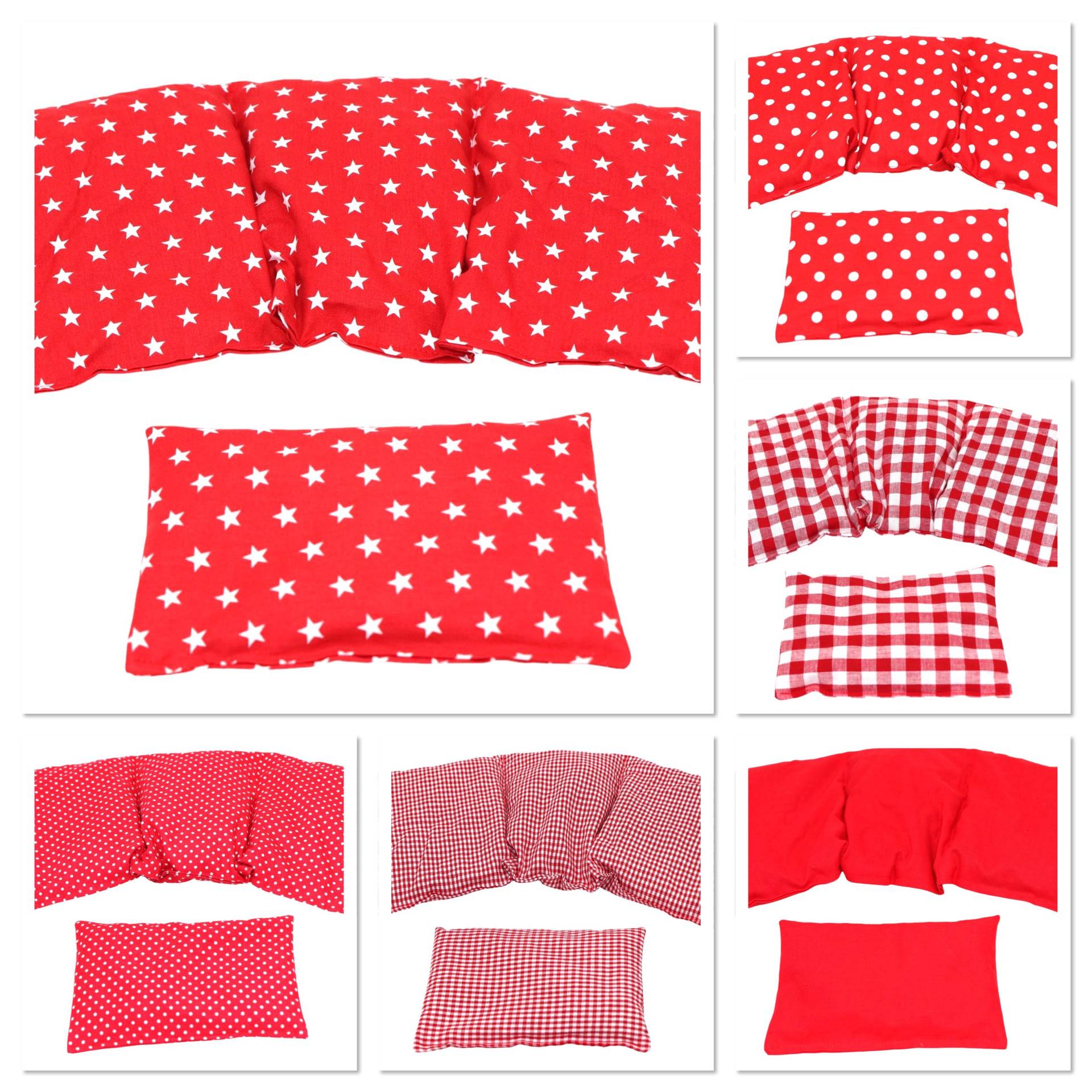 6 Designs 3 Kammer 2 Er Set 36 X 17 cm " Rot Sterne Kirschkernkissen Körnerkissen Wärmekissen Xxl Weizen Dinkel Raps Dinkelkissen von Etsy - koernerkissen