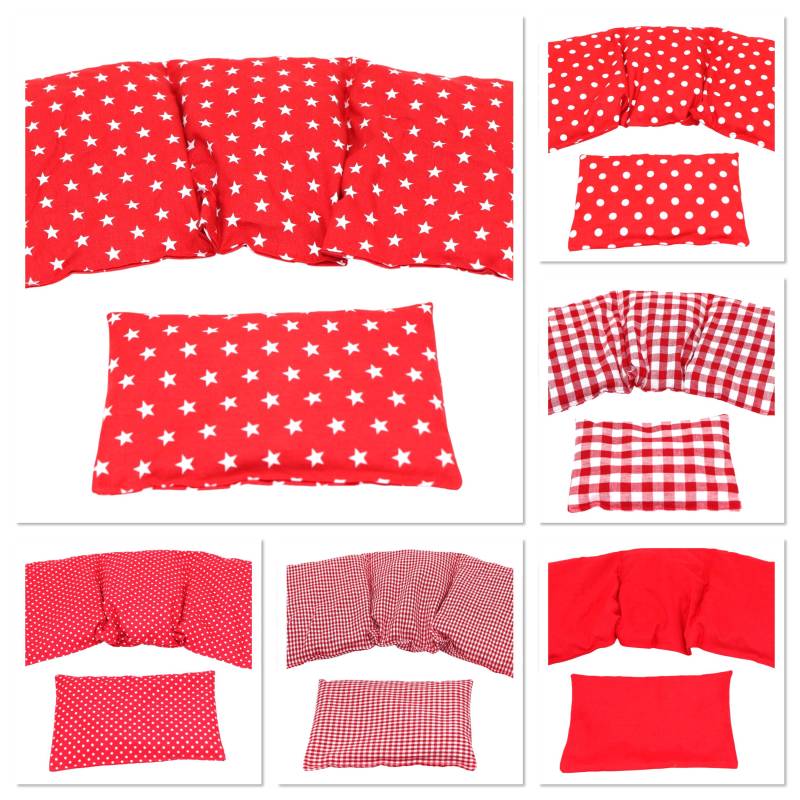 6 Designs 3 Kammer 2 Er Set 36 X 17 cm " Rot Sterne Kirschkernkissen Körnerkissen Wärmekissen Xxl Weizen Dinkel Raps Dinkelkissen von Etsy - koernerkissen