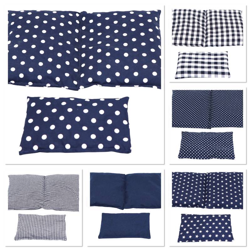 6 Designs 600 Gr. 2 Er Set 30 X 20 cm " Blau Punkte Kammer Kirschkernkissen Körnerkissen Wärmekissen Xxl Weizen Raps Dinkelkissen von Etsy - koernerkissen