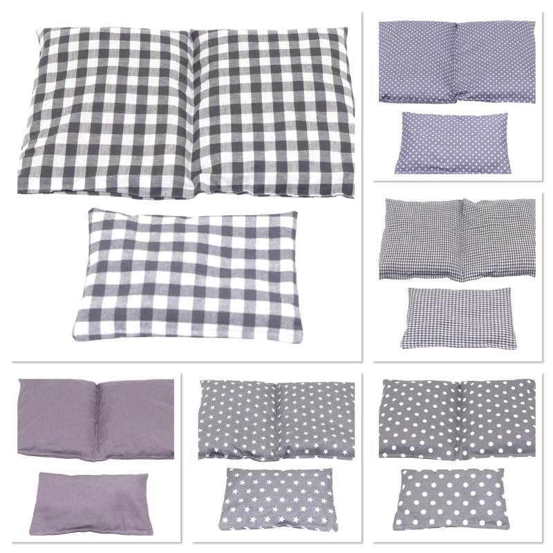 6 Designs 600 Gr. 2 Er Set 30 X 20 cm " Grau Karo Kammer Kirschkernkissen Körnerkissen Wärmekissen Xxl Weizen Dinkelkissen von Etsy - koernerkissen