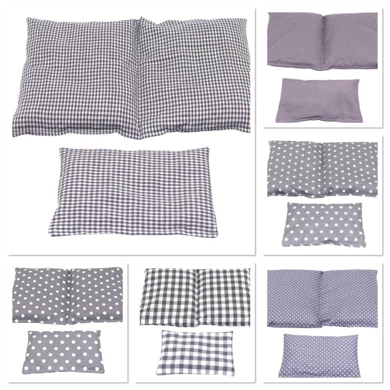 6 Designs 600 Gr. 2 Er Set 30 X 20 cm " Grau Kl. Karo Kammer Kirschkernkissen Körnerkissen Wärmekissen Xxl Weizen Dinkelkissen von Etsy - koernerkissen