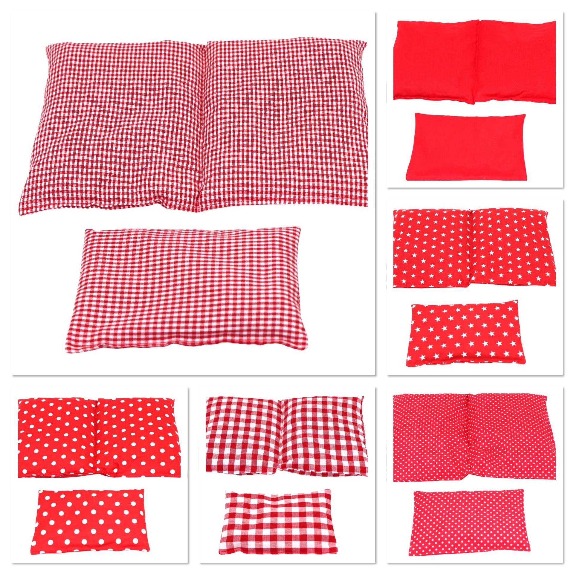 6 Designs 600 Gr. 2 Er Set 30 X 20 cm " Rot Kl. Karo Kammer Kirschkernkissen Körnerkissen Wärmekissen Xxl Weizen Raps Dinkelkissen von Etsy - koernerkissen
