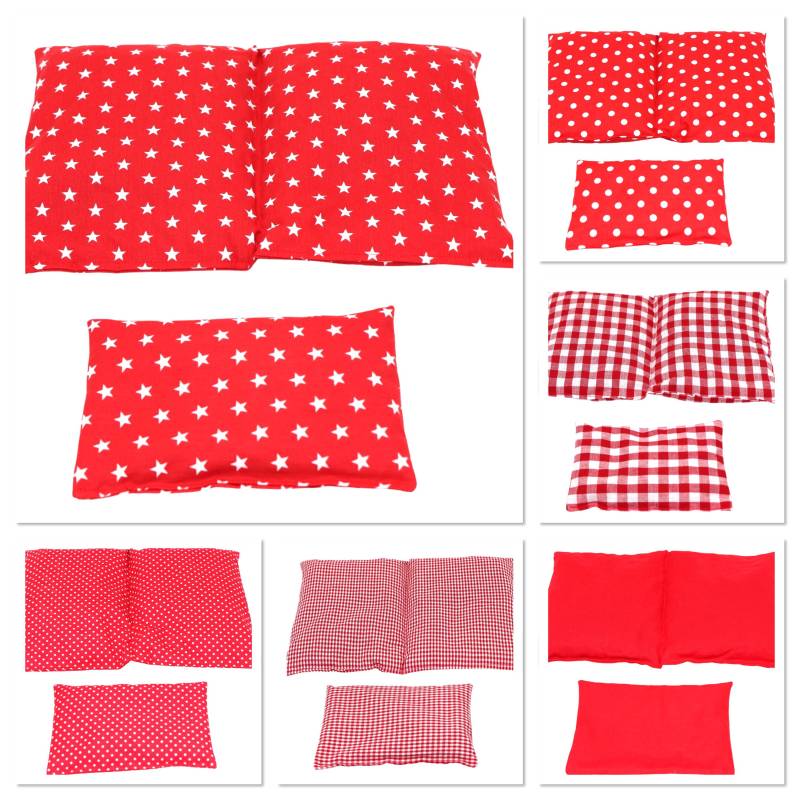 6 Designs 600 Gr. 2 Er Set 30 X 20 cm " Rot Sterne Kammer Kirschkernkissen Körnerkissen Wärmekissen Xxl Weizen Raps Dinkelkissen von Etsy - koernerkissen