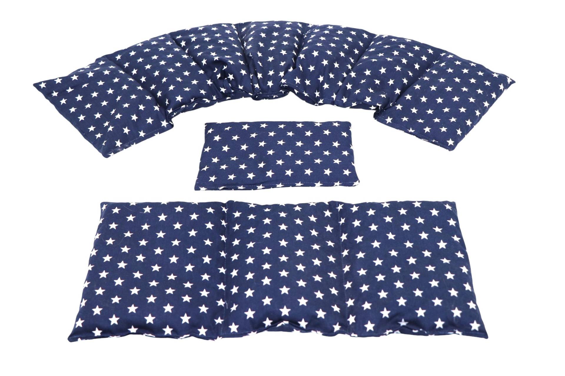 7 Kammer 3 Er Set 66 X17 cm " Blau Sterne Kirschkernkissen 6 Designs Körnerkissen Wärmekissen Xxl Weizen Dinkel Raps Traubenkerne von Etsy - koernerkissen