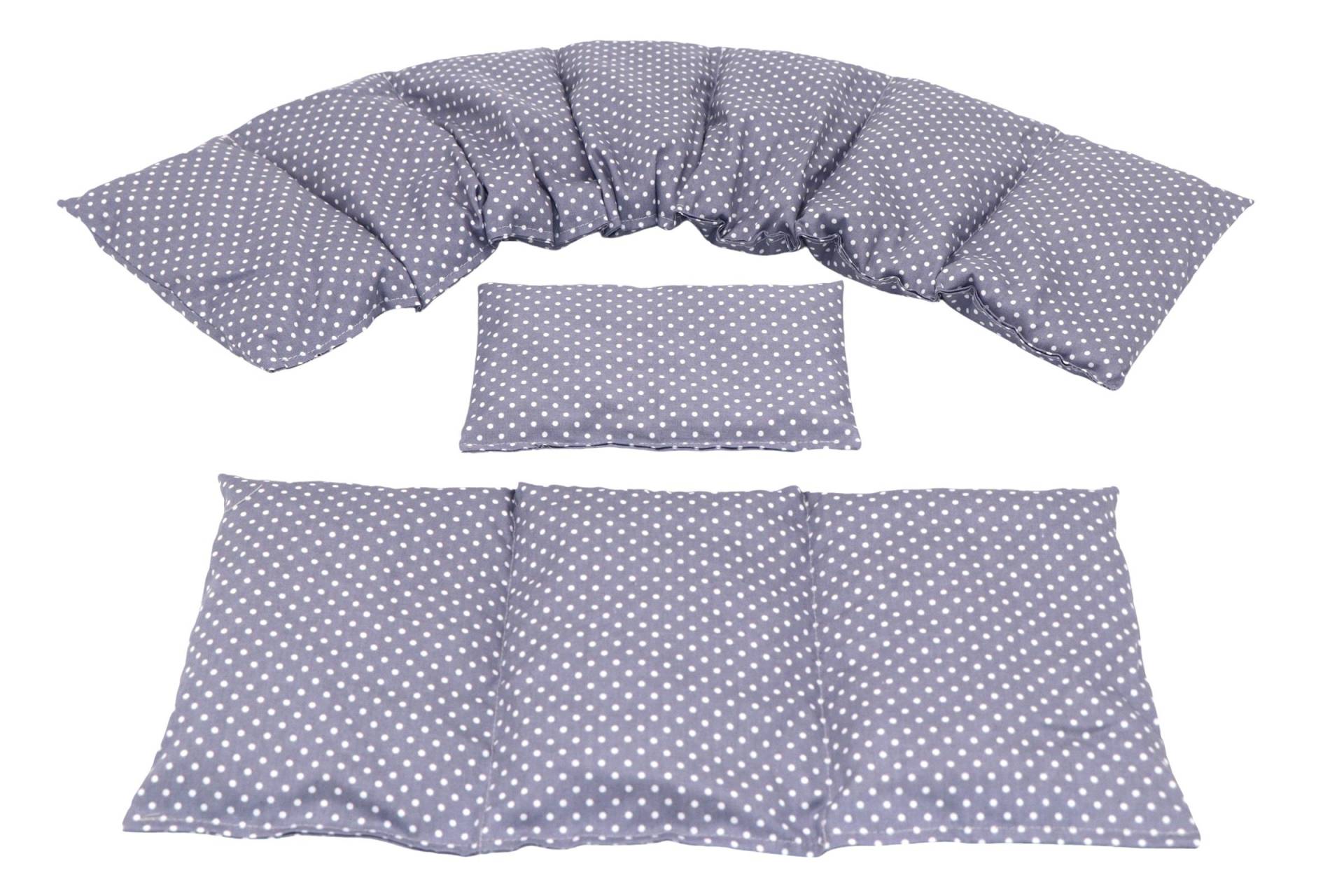 7 Kammer 3 Er Set 66 X17 cm " Grau Kleine Punkte Kirschkernkissen 6 Designs Körnerkissen Wärmekissen Weizen Dinkel Raps Trauben von Etsy - koernerkissen