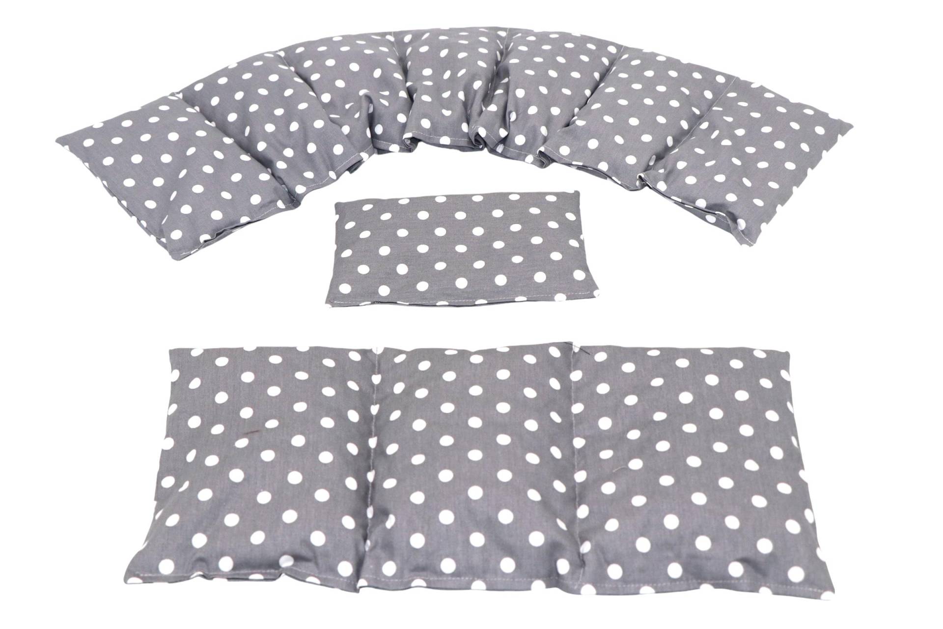 7 Kammer 3 Er Set 66 X17 cm " Grau Punkte Kirschkernkissen 6 Designs Körnerkissen Wärmekissen Xxl Weizen Dinkel Raps Trauben von Etsy - koernerkissen
