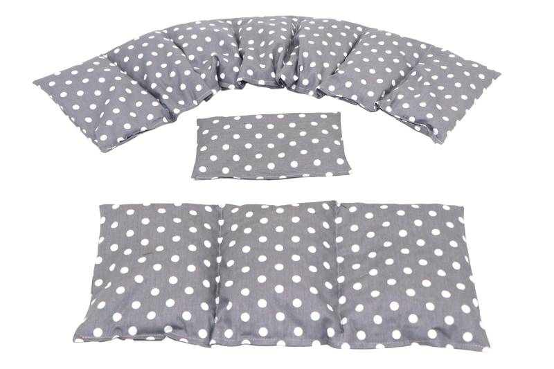 7 Kammer 3 Er Set 66 X17 cm " Grau Punkte Kirschkernkissen 6 Designs Körnerkissen Wärmekissen Xxl Weizen Dinkel Raps Trauben von Etsy - koernerkissen