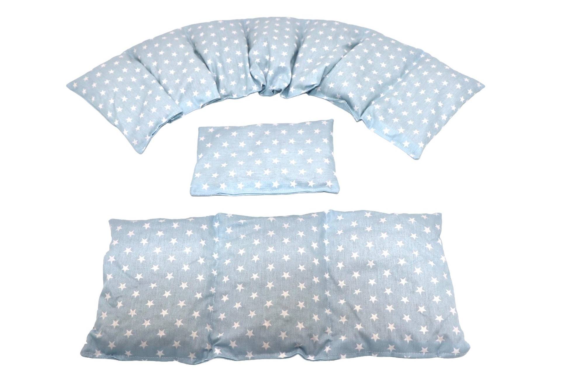 7 Kammer 3 Er Set 66 X17 cm " Hell Blau Sterne Kirschkernkissen 6 Designs Körnerkissen Wärmekissen Xxl Weizen Dinkel Raps Trauben von Etsy - koernerkissen