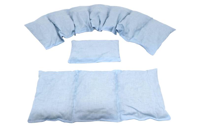 7 Kammer 3 Er Set 66 X17 cm " Hell Blau Uni Kirschkernkissen 6 Designs Körnerkissen Wärmekissen Xxl Weizen Dinkel Raps Trauben von Etsy - koernerkissen