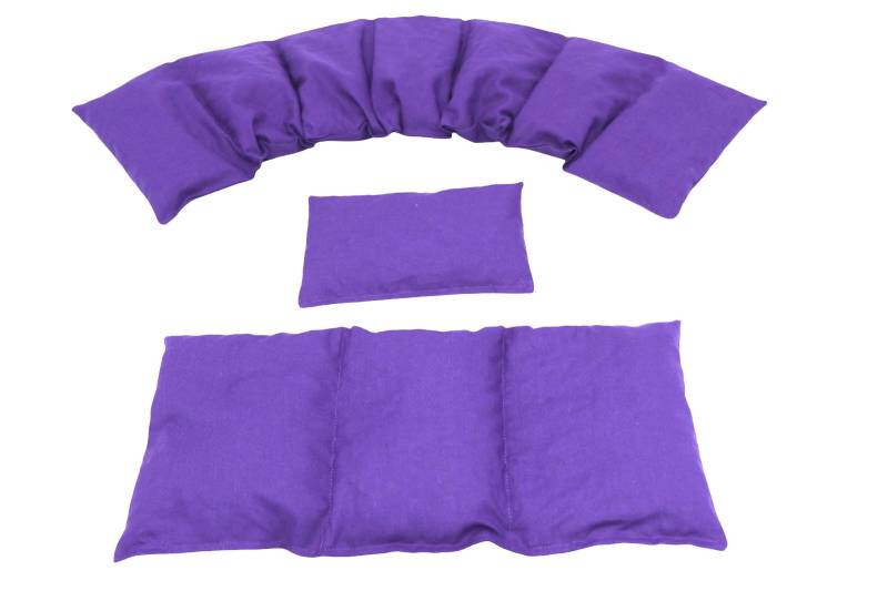 7 Kammer 3 Er Set 66 X17 cm " Lila Uni Kirschkernkissen 6 Designs Körnerkissen Wärmekissen Xxl Weizen Dinkel Raps Trauben von Etsy - koernerkissen