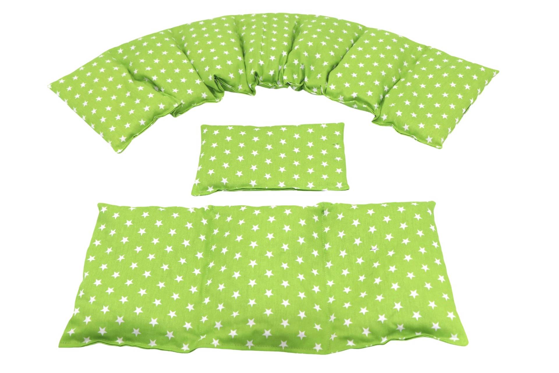 7 Kammer 3 Er Set 66 X17 cm " Lime/Grün Sterne Kirschkernkissen 6 Designs Körnerkissen Wärmekissen Weizen Dinkel Raps Trauben von Etsy - koernerkissen