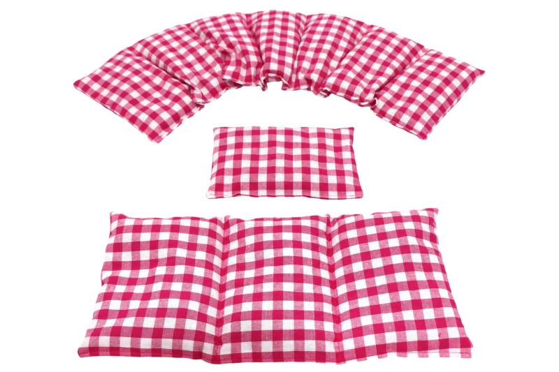 7 Kammer 3 Er Set 66 X17 cm " Pink Kleine Karo Kirschkernkissen 6 Designs Körnerkissen Wärmekissen Xxl Weizen Dinkel Raps Trauben von Etsy - koernerkissen