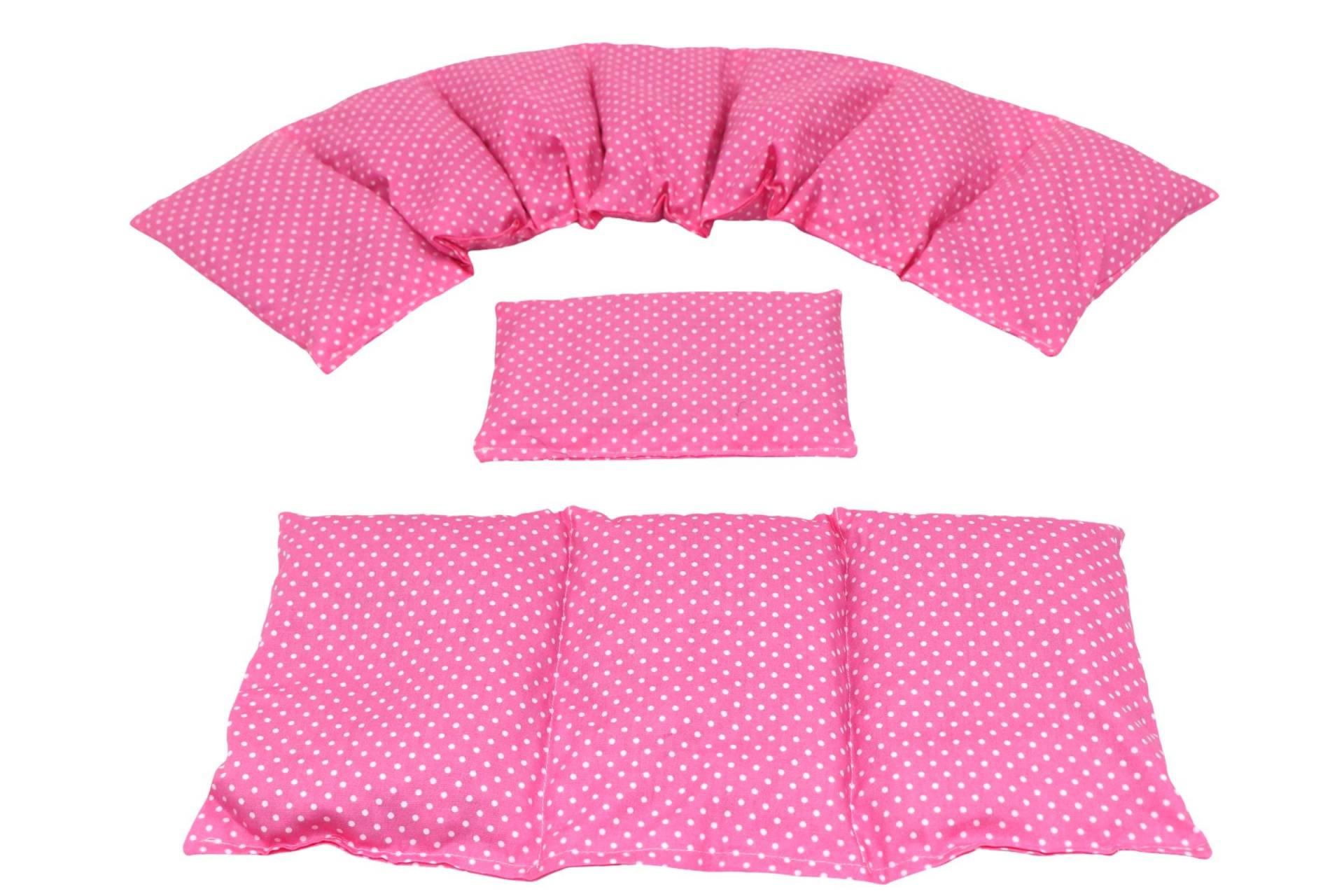 7 Kammer 3 Er Set 66 X17 cm " Rosa Kleine Punkte Kirschkernkissen 6 Designs Körnerkissen Wärmekissen Weizen Dinkel Raps Trauben von Etsy - koernerkissen