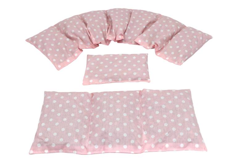 7 Kammer 3 Er Set 66 X17 cm " Rosa Punkte Kirschkernkissen 6 Designs Körnerkissen Wärmekissen Xxl Weizen Dinkel Raps Trauben von Etsy - koernerkissen