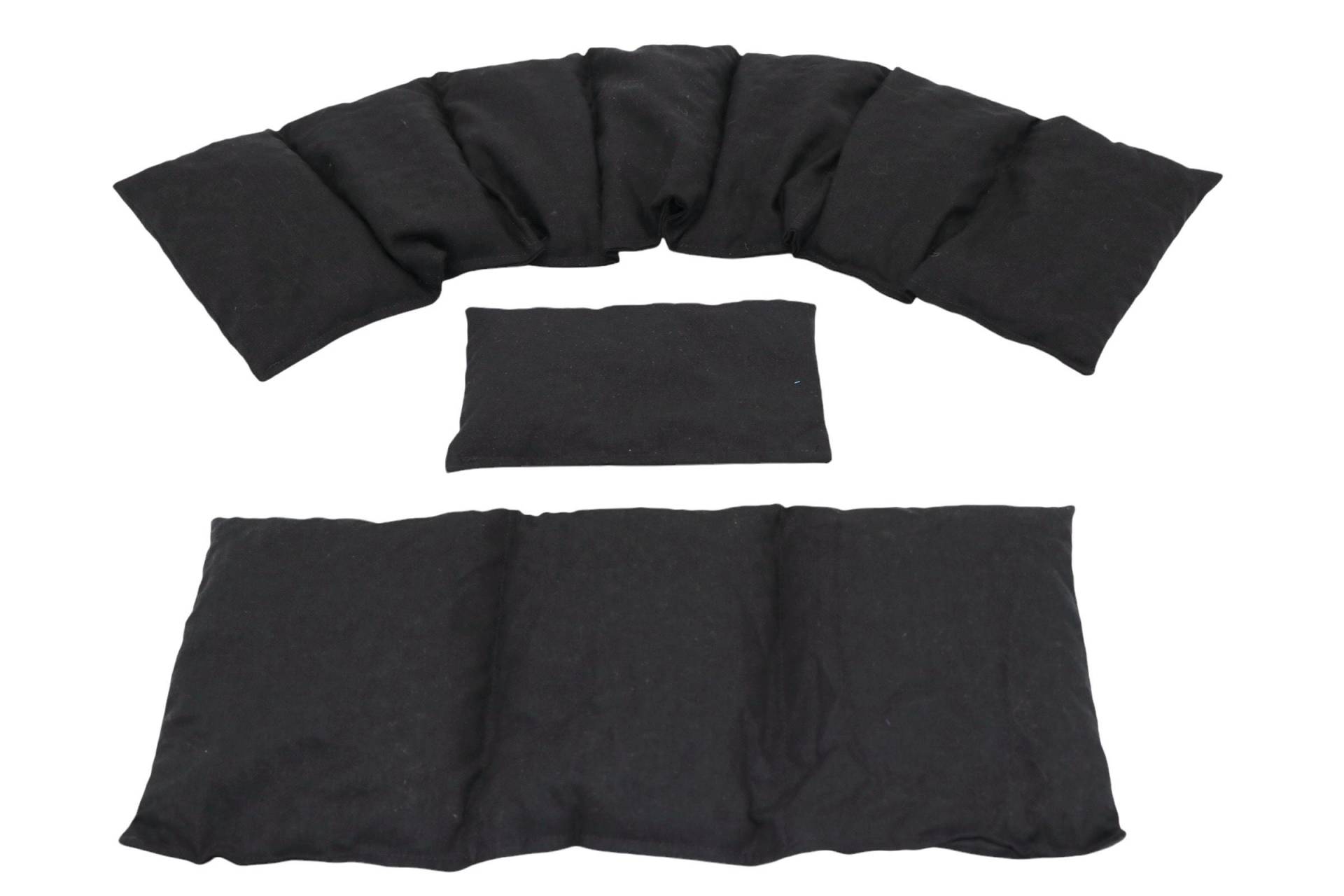 7 Kammer 3 Er Set 66 X17 cm " Schwarz Uni Kirschkernkissen 6 Designs Körnerkissen Wärmekissen Xxl Weizen Dinkel Raps Trauben von Etsy - koernerkissen