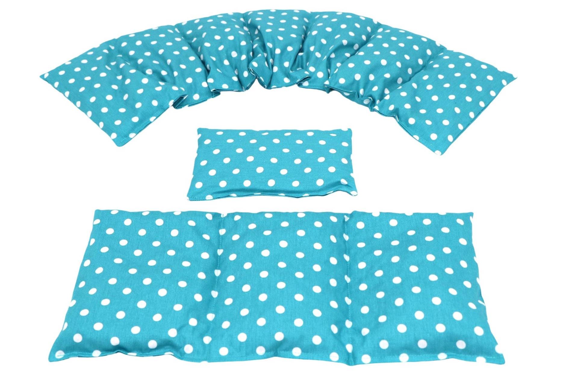 7 Kammer 3 Er Set 66 X17 cm " Türkis Punkte Kirschkernkissen 6 Designs Körnerkissen Wärmekissen Xxl Weizen Dinkel Raps Trauben von Etsy - koernerkissen