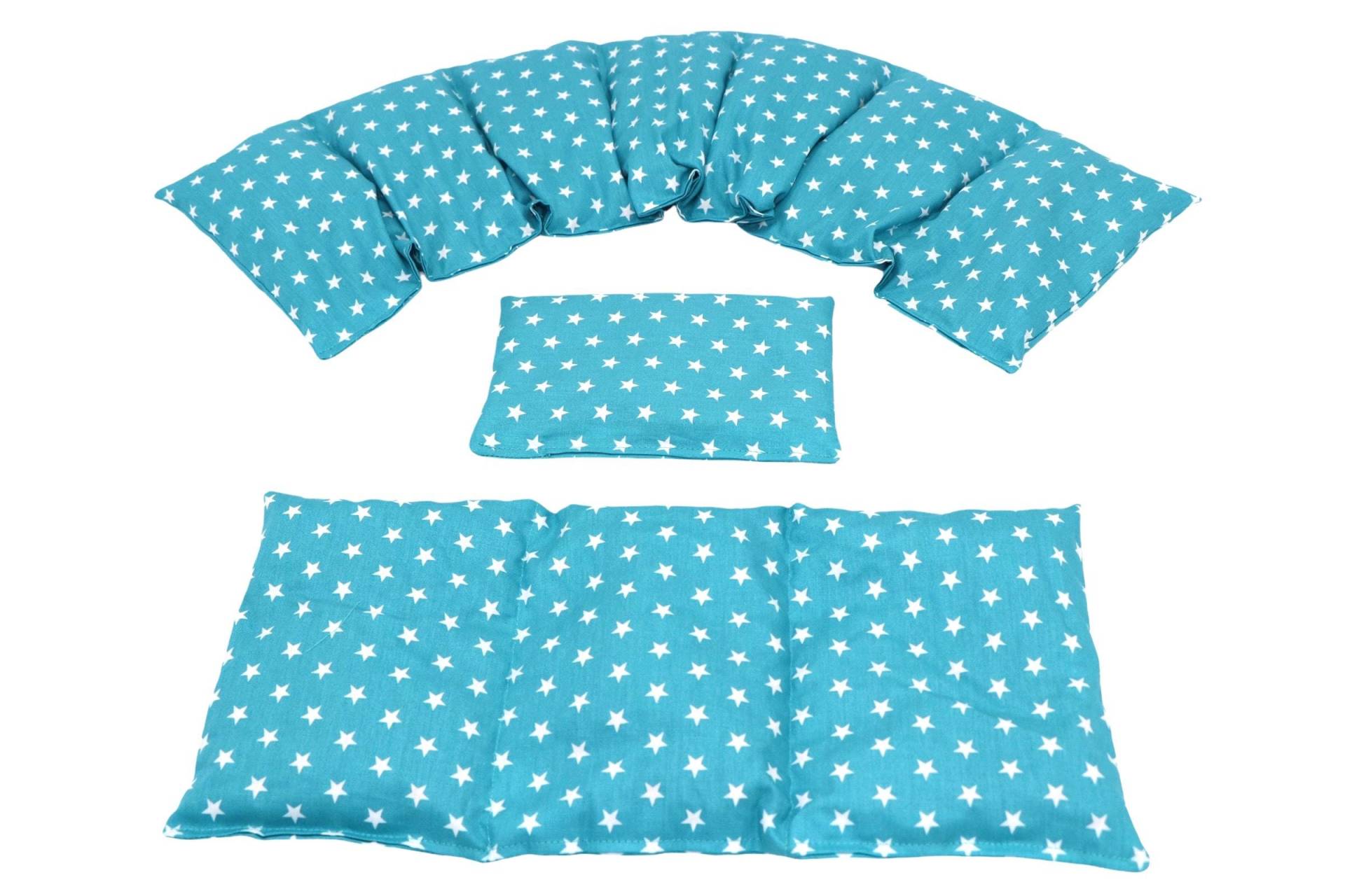 7 Kammer 3 Er Set 66 X17 cm " Türkis Uni Kirschkernkissen 6 Designs Körnerkissen Wärmekissen Xxl Weizen Dinkel Raps Trauben von Etsy - koernerkissen