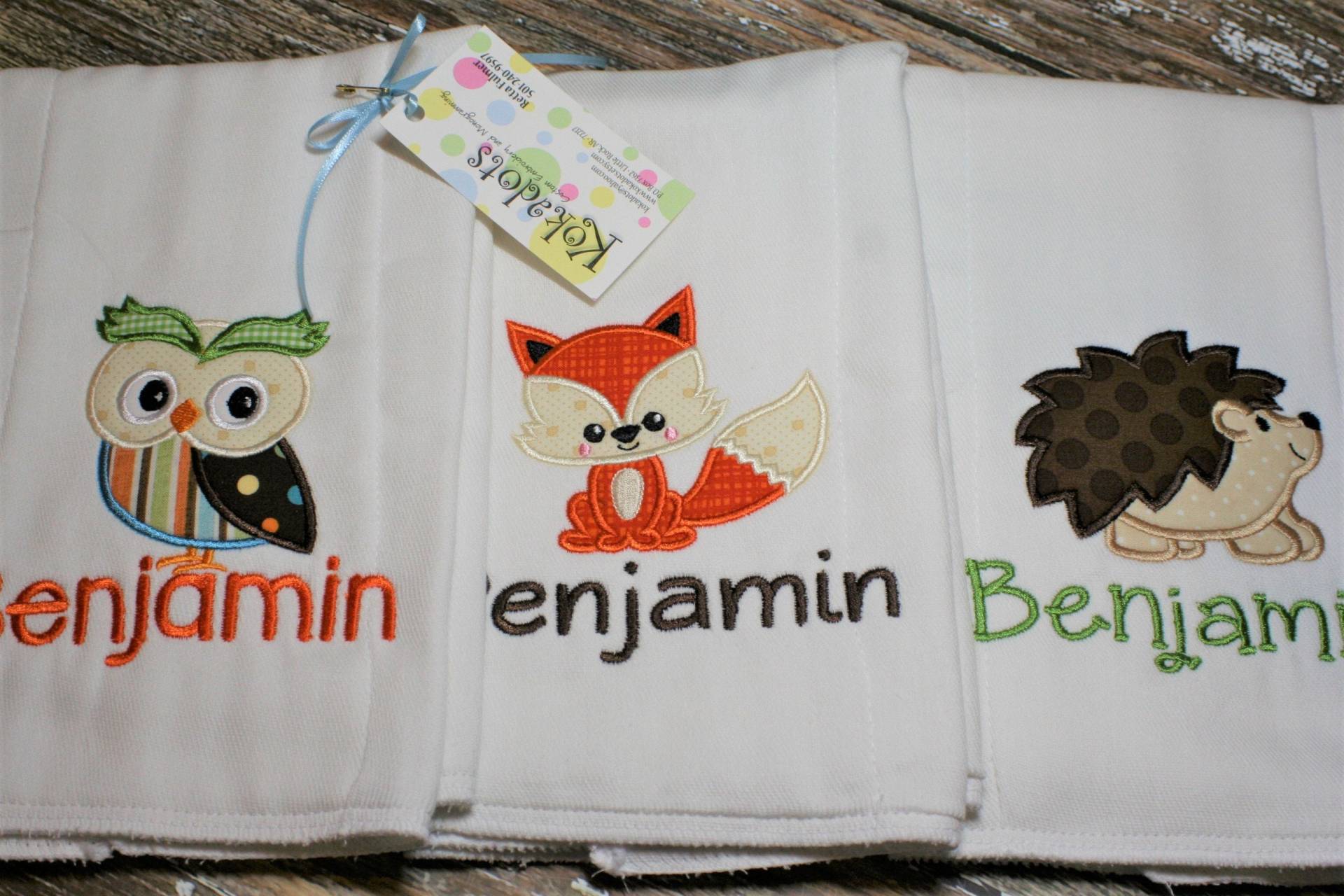 Eulen Spucktuch, Fuchs Igel Woodland Personalisierte Jungen Spucktuch Mit Monogramm Eulen Spucktuch, Fuchs Igel Woodland Personalisierte Jungen Spucktuch Mit Monogramm von Etsy - kokadots