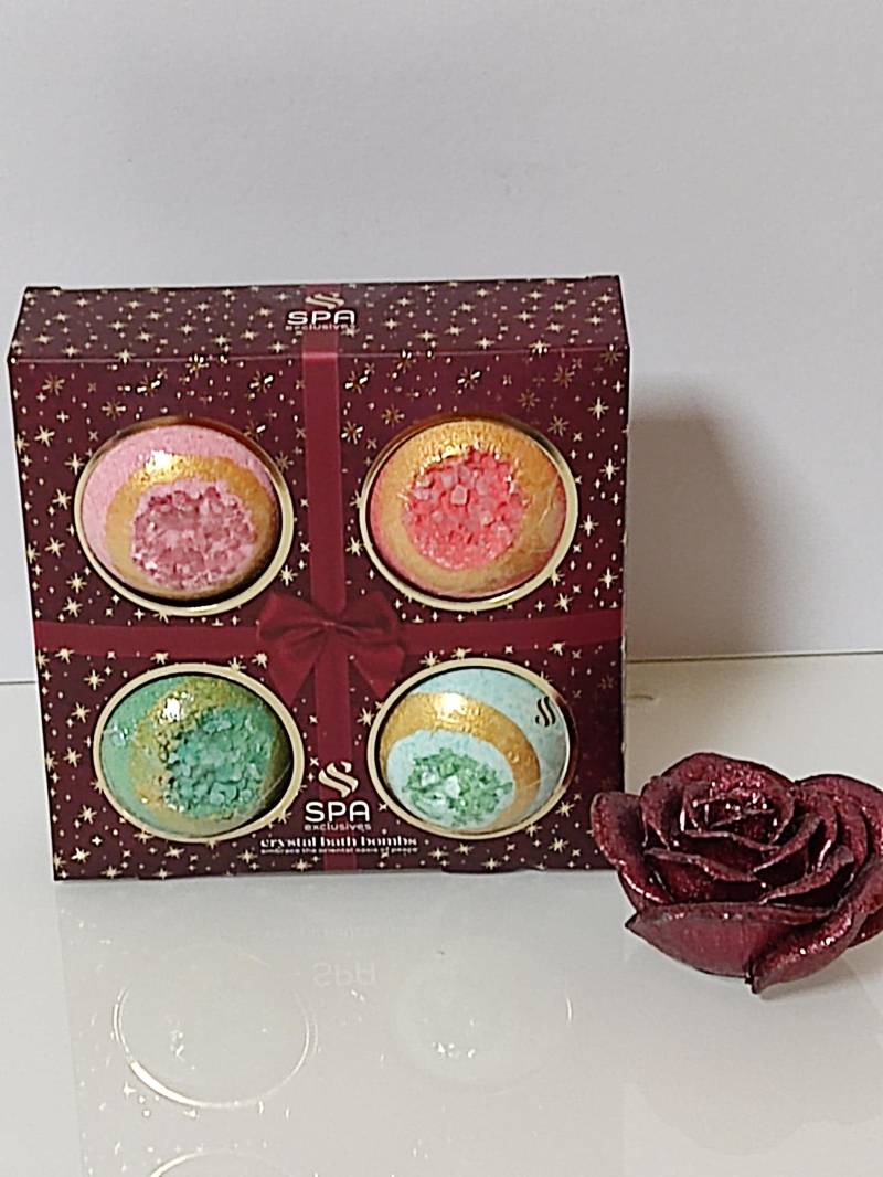 Spa Exclusives Geschenkset - Crystal Bath Bombs 4 X 100 G Vegane Badebomben Mit Kristallmulde Wellness Geschenkidee Damen Spa Exclusives Geschenkset - Crystal Bath Bombs 4 X 100 G Vegane Badebomben Mit Kristallmulde Wellness Geschenkidee Damen von Etsy - kreativNRW