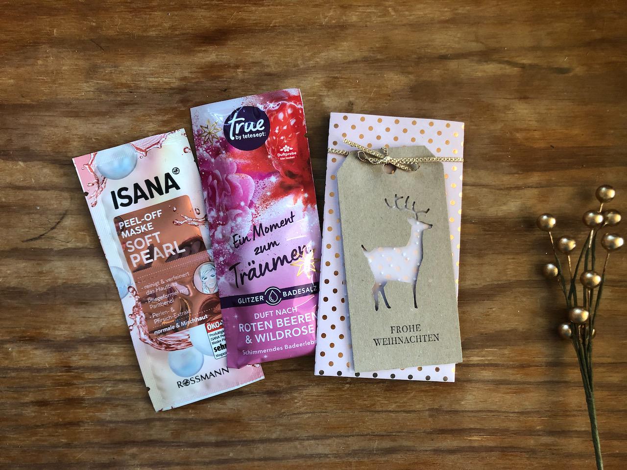 Wichtelgeschenk Weihnachten - Papiereinstecktasche Mit Badezusatz Und Pflegemaske, Adventskalender Füllung, Kleine Aufmerksamkeit von Etsy - kreativlust