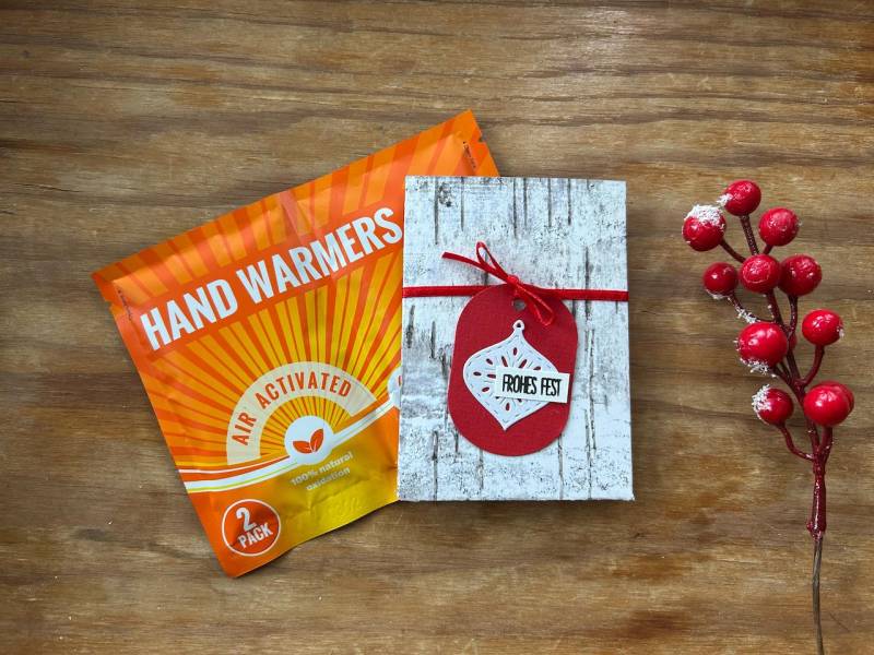 Weihnachtsgeschenk Handwärmer Set - Kleine Aufmerksamkeit, Wichtelgeschenk, Dankeschön, Advent, Winter Mitbringsel von Etsy - kreativlust