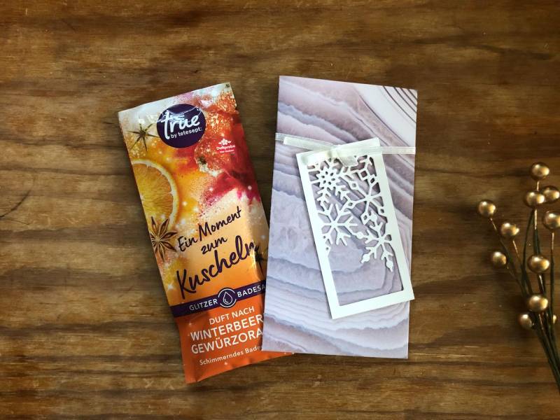 Wellness Geschenk Handgemacht - Papiereinstecktasche Mit Badezusatz, Kleine Aufmerksamkeit, Für Freundin von Etsy - kreativlust