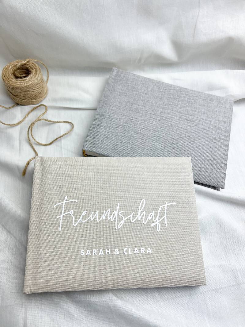 Freundschaft - Personalisierbares Leinenbuch Beige Fotoalbum Für Besondere Erinnerungen Oder Als Coffee Table Book Freundschaft - Personalisierbares Leinenbuch Beige Fotoalbum Für Besondere Erinnerungen Oder Als Coffee Table Book von Etsy - labellery