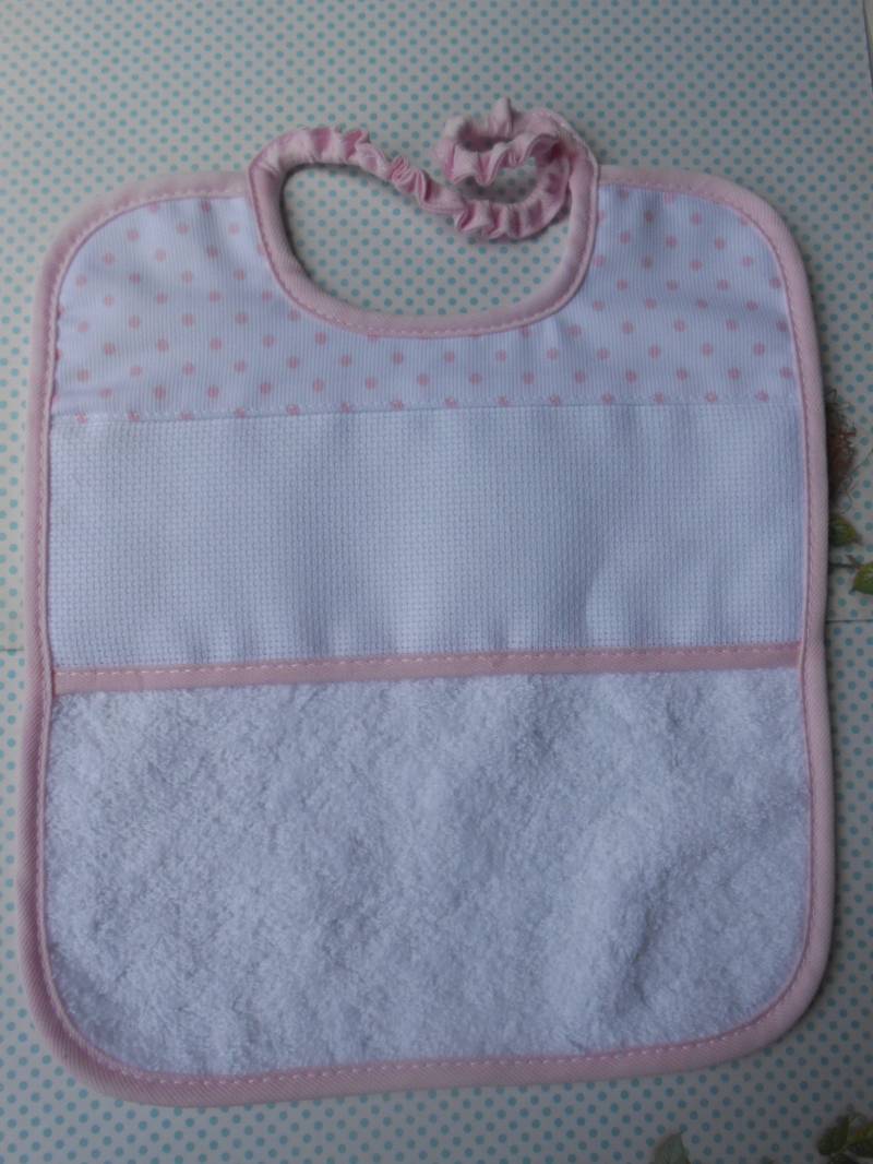 Lätzchen Weiß Zum Stitch Baby Newborn Pink von Etsy - lallehandmade