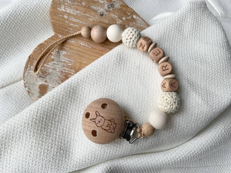 Schnullerkette Mit Namen Für Mädchen Und Jungen in Vielen Farben Als Geschenk Zur Geburt von Etsy - lamonadashop