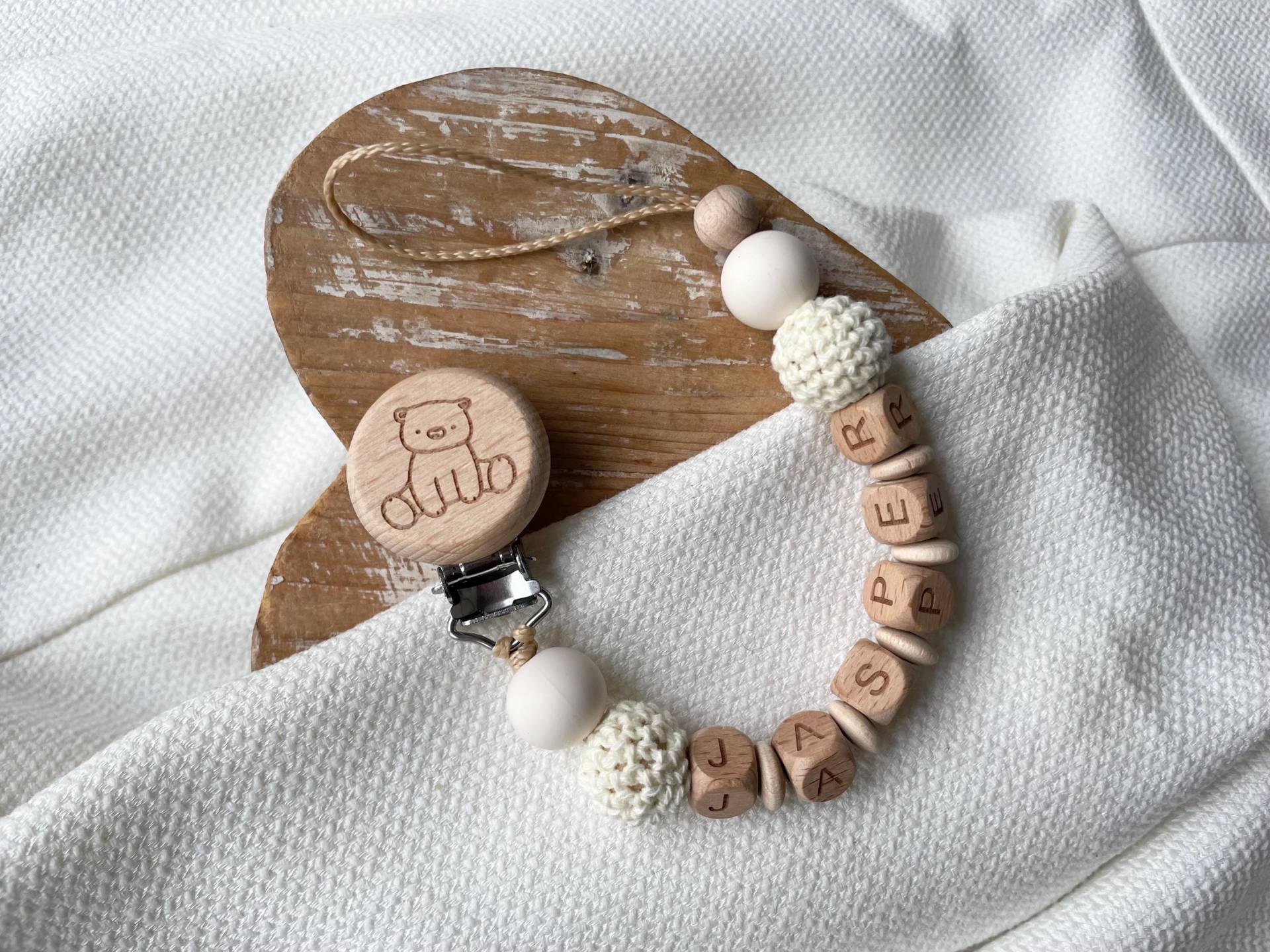 Schnullerkette Mit Namen Für Mädchen Und Jungen in Vielen Farben Als Geschenk Zur Geburt von Etsy - lamonadashop