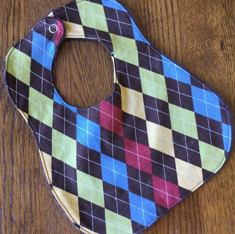 Argyle Kleiner Kleinkindlätzchen von Etsy - laurelwhite