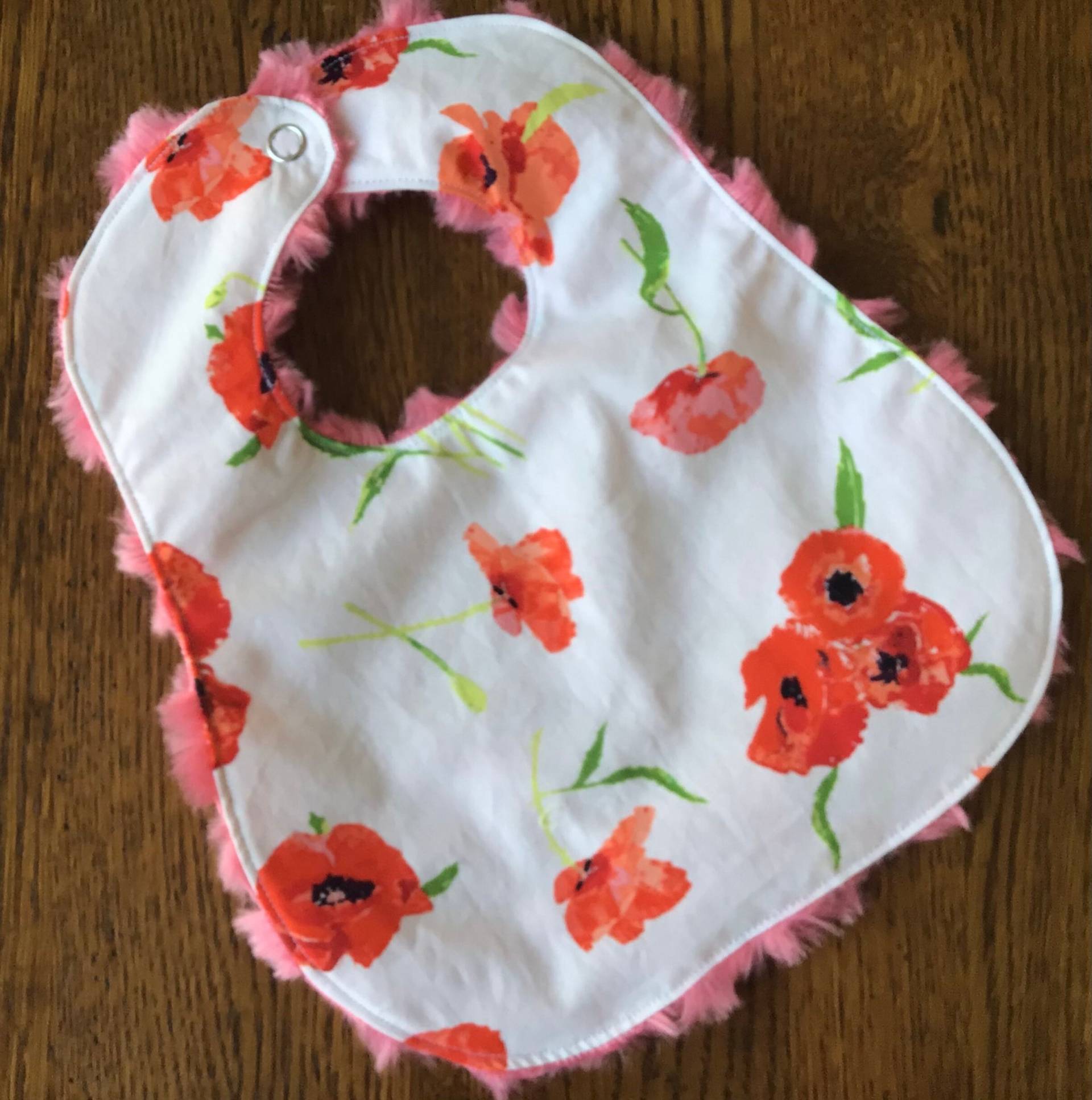 Lachsrosa Aquarell Poppy Kleinkind Lätzchen Lachsrosa Aquarell Poppy Kleinkind Lätzchen von Etsy - laurelwhite
