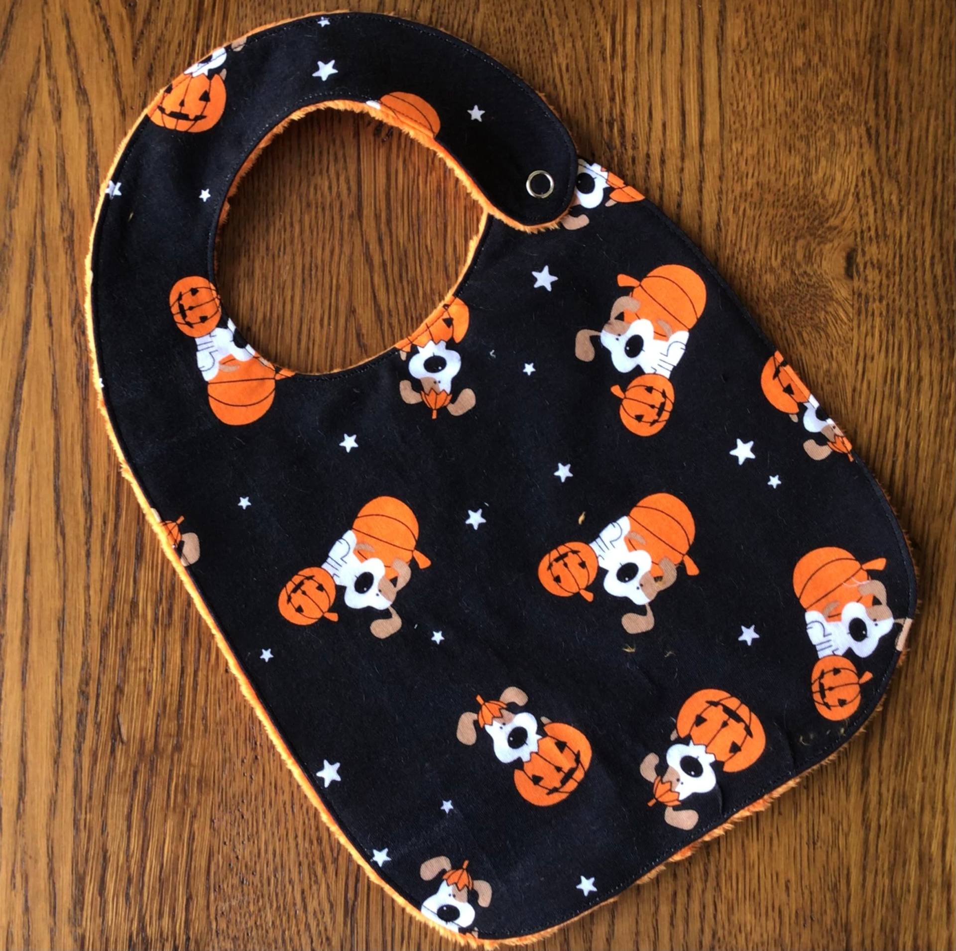 Welpe Und Kürbis Halloween Minky Baby/Kleinkind Lätzchen von Etsy - laurelwhite