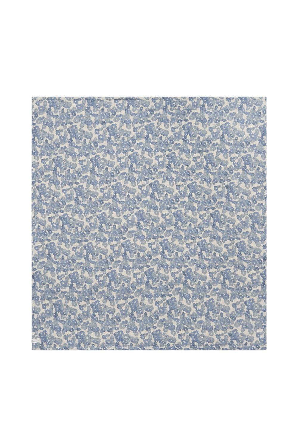 Musselintuch "Blue Flowers' von Etsy - leevjeGmbH