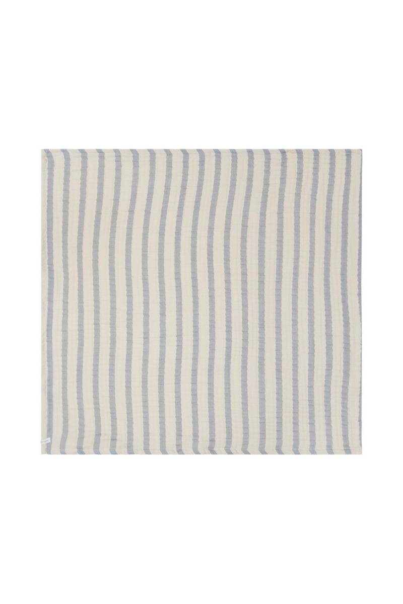 Musselintuch "Blue Stripes' von Etsy - leevjeGmbH