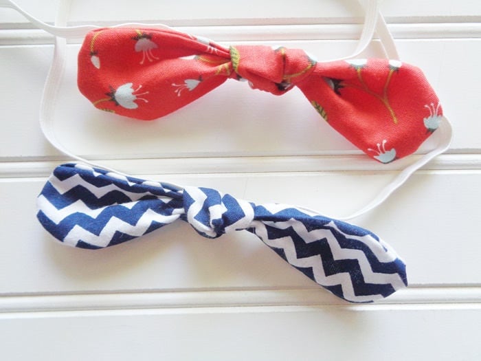 Willa - Floral Auf Rot Und Marine Chevron Haarband Set Willa - Floral Auf Rot Und Marine Chevron Haarband Set von Etsy - lemonpolkadots