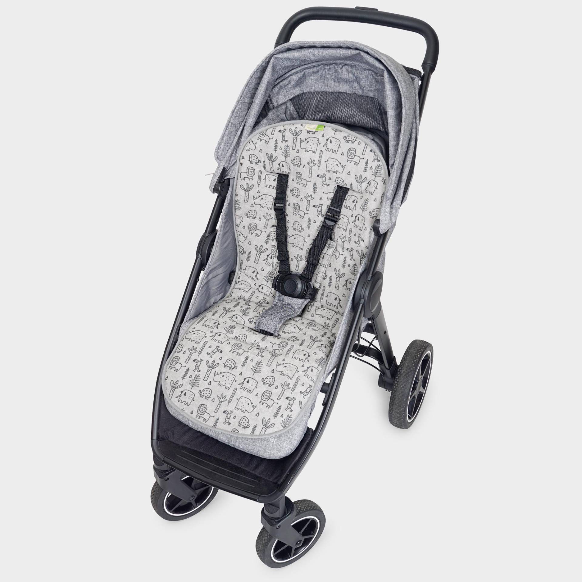 2-Seitige Sitzauflage Kinderwagen, Funktionssitzauflage Buggy, Liebes Von Priebes, Bezug, Einlage, Auflage, Mathilda Coolair-Frottee von Etsy - liebesvonpriebes