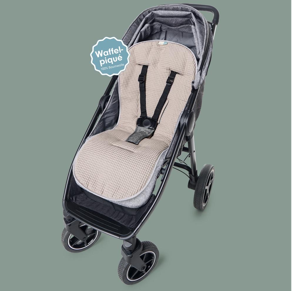2-Seitige Sitzauflage Kinderwagen Mit Waffel Und Frottee, Funktionssitzauflage Buggy, Sommer, Bezug, Einlage, Auflage, Mathilda von Etsy - liebesvonpriebes