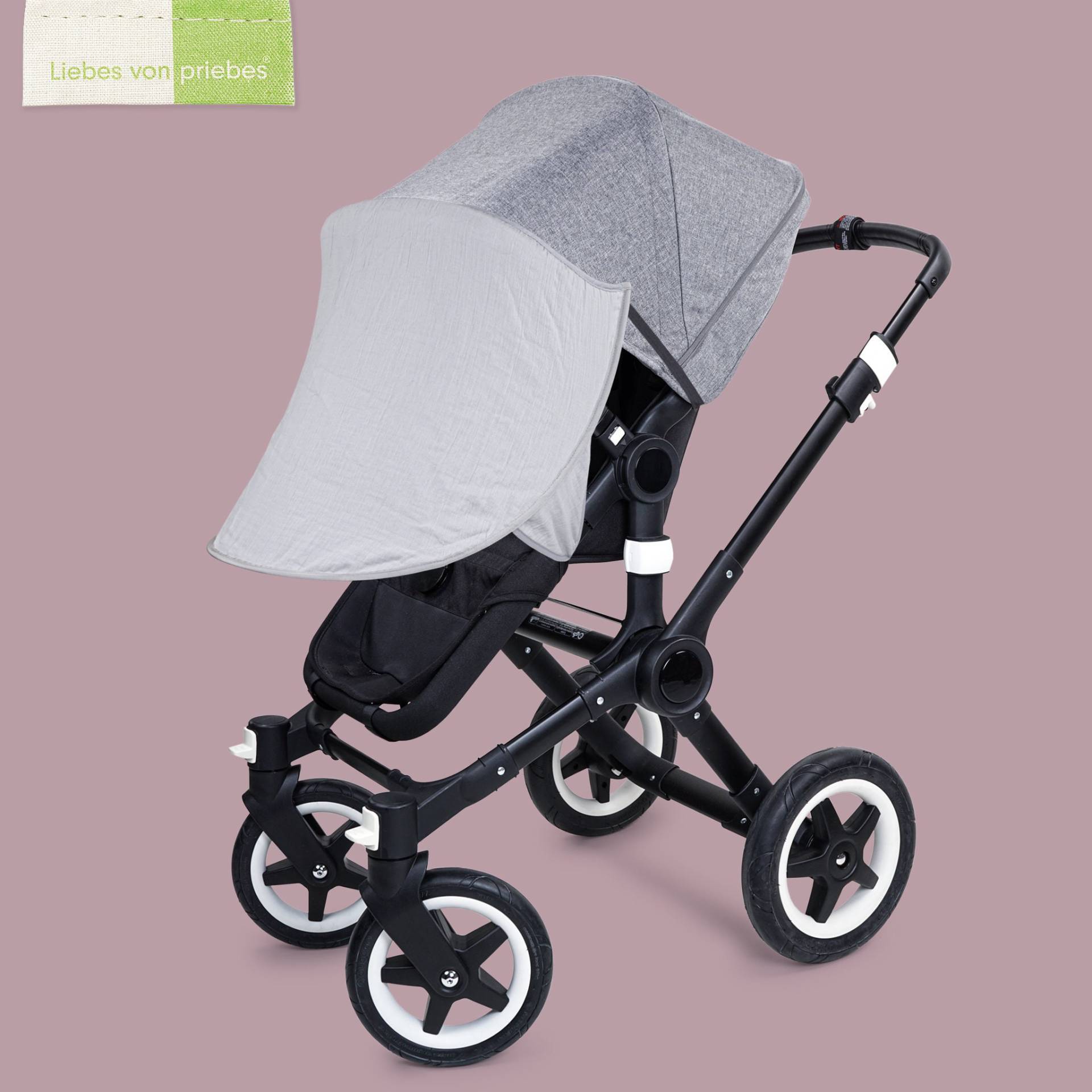 Musselin Uv 50+, Sonnendach, Kinderwagen, Buggy, Sonnenschutz, Sonnensegel, Daisy, Musselin Grey, Liebes Von Priebes Musselin Uv 50+, Sonnendach, Kinderwagen, Buggy, Sonnenschutz, Sonnensegel, Daisy, Musselin Grey, Liebes Von Priebes von Etsy - liebesvonpriebes