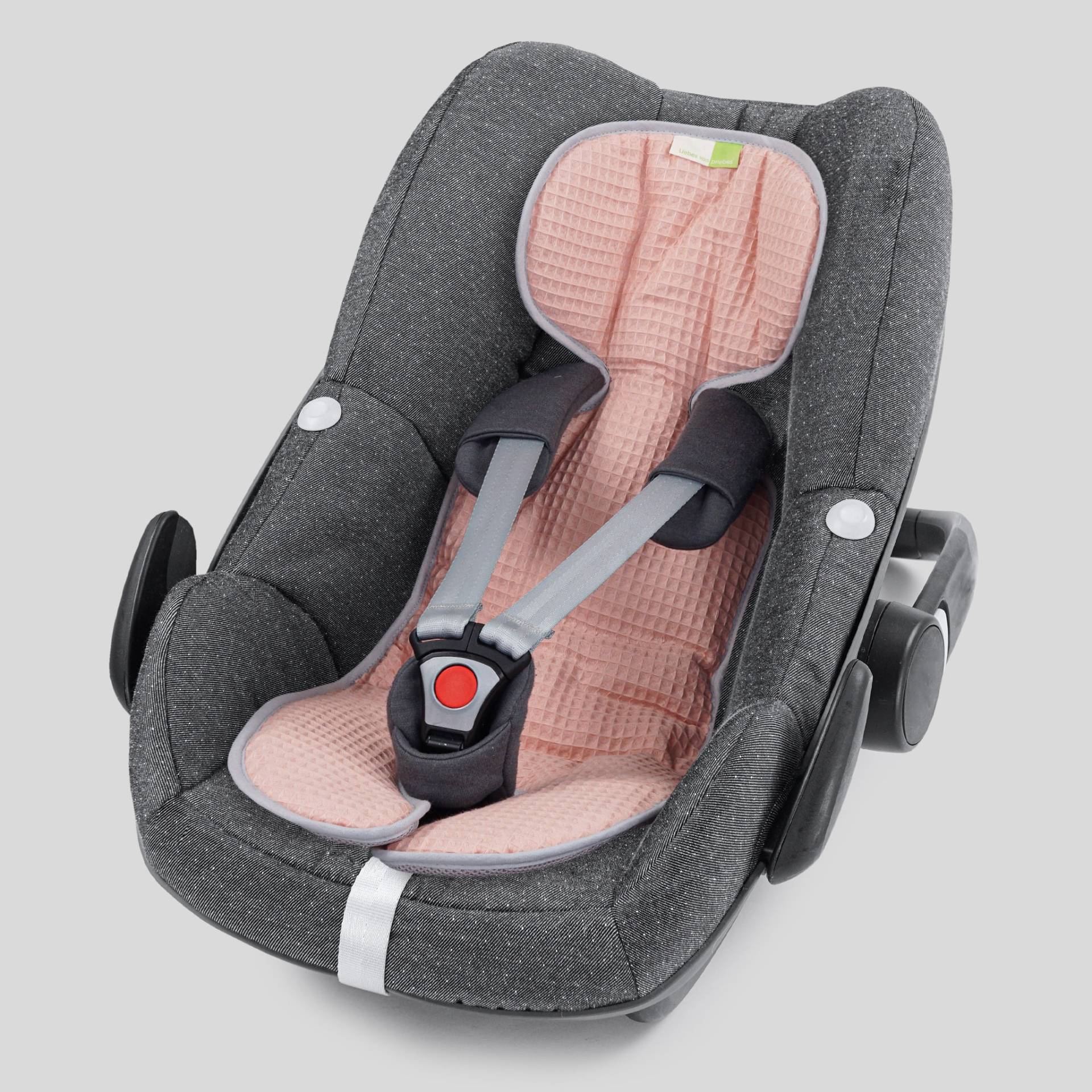 Sitzauflage Für Autositz, Funktionssitzauflage, Baby, Kind, Ersatzbezug, Wendeauflage, Autositzauflage, Babyschale, Coolair 0, Waffel Rosè von Etsy - liebesvonpriebes