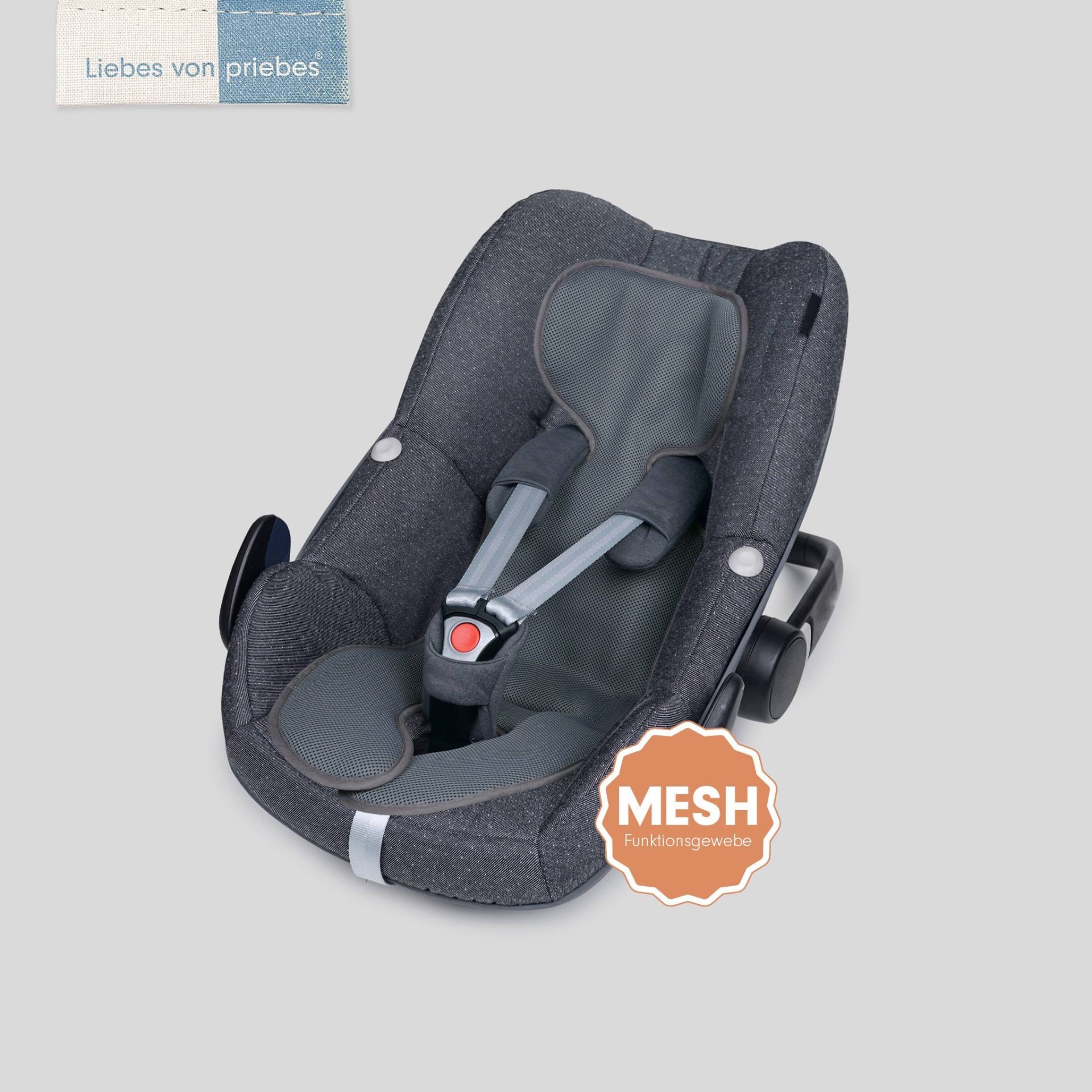 Sitzauflage Für Autositz, Funktionssitzauflage Baby, Kind, Ersatzbezug, Wendeauflage, Autositzauflage, Babyschale, Coolair 0, Anthra von Etsy - liebesvonpriebes