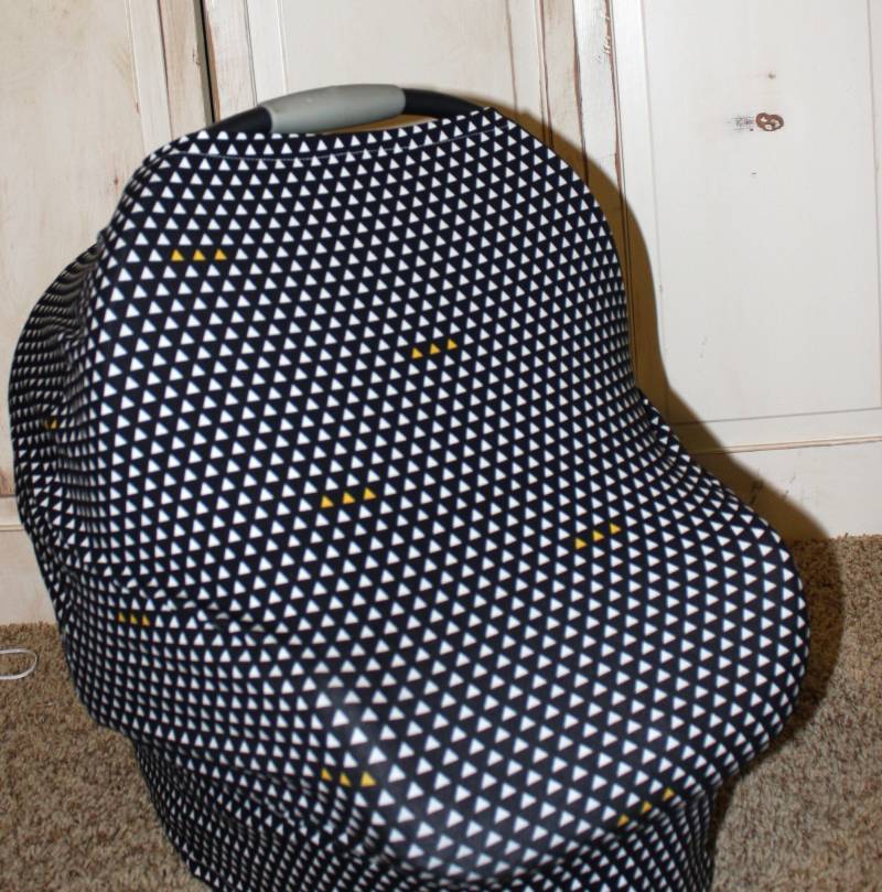 Autositz Überdachung - Schwarzes Dreieck Gestrickter Autositzbezug, Stillbezug, Stillbezug Autositz Überdachung - Schwarzes Dreieck Gestrickter Autositzbezug, Stillbezug, Stillbezug von Etsy - lilacslollipops