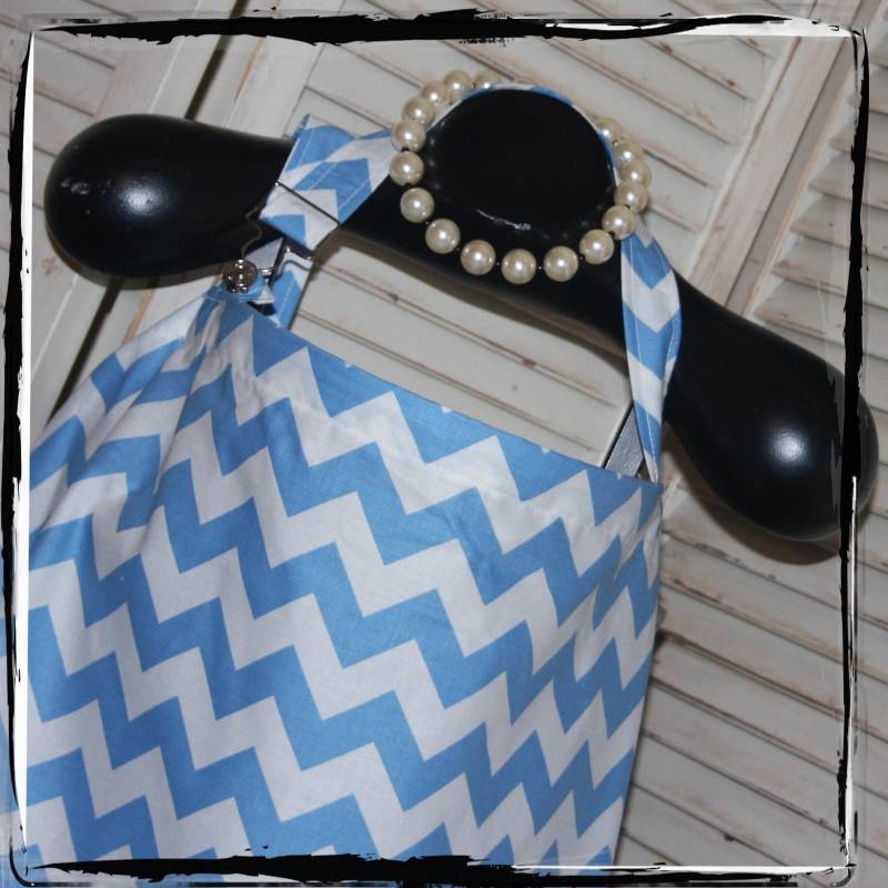 Nursing Cover - Blue Chevron Hideaway Pflege Vertuschung Stillen Abdeckung Schal Kleidung von Etsy - lilacslollipops